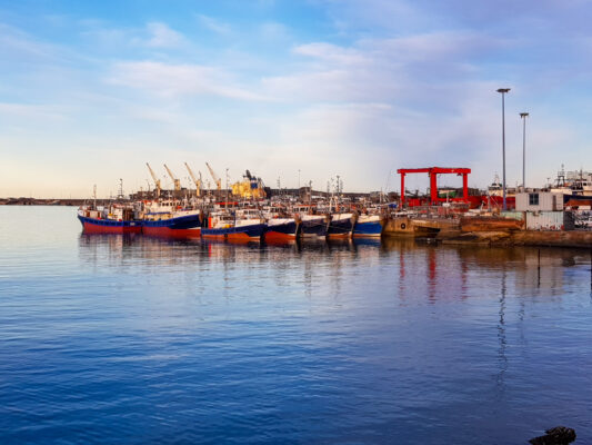 Fishing boats, harbour