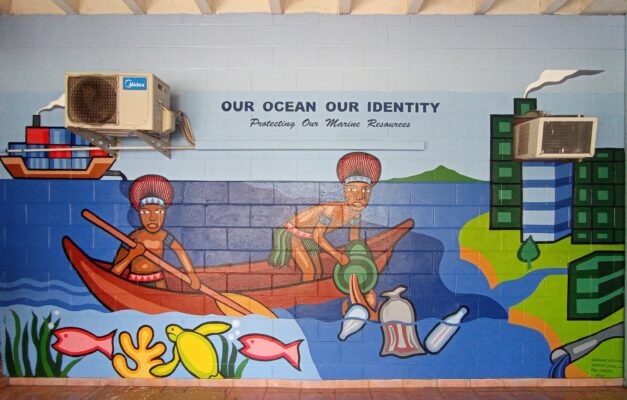 Our Ocean Our Identity: Papua New Guinea, 2021, mural