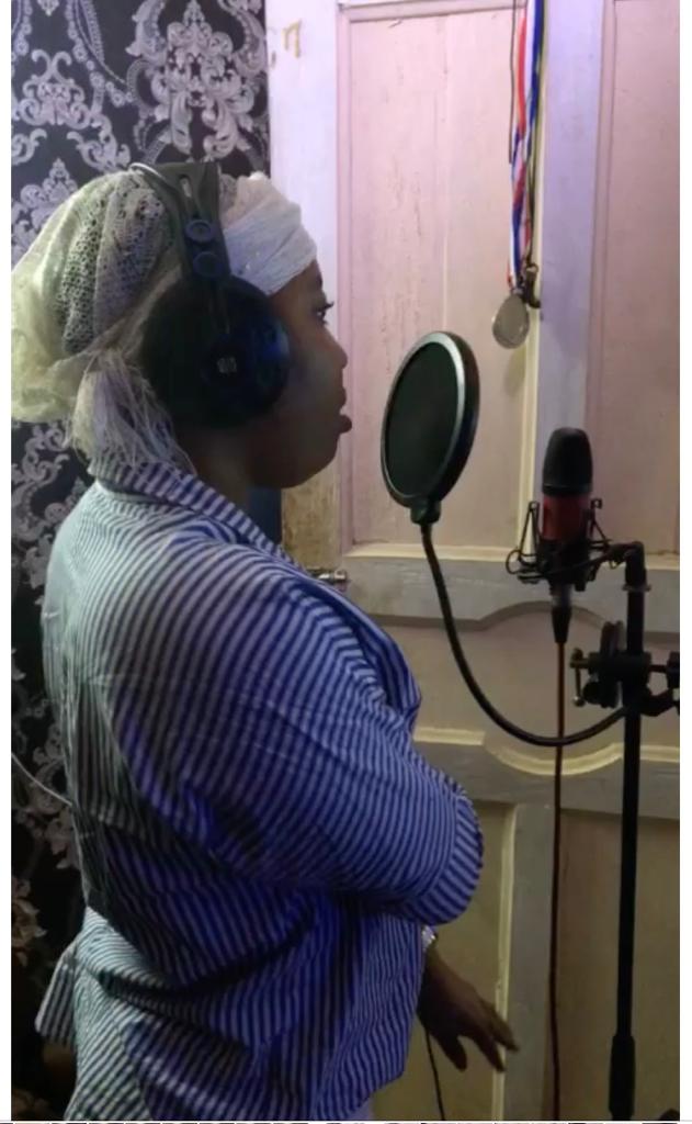 Maame Water recording in progress, 2022